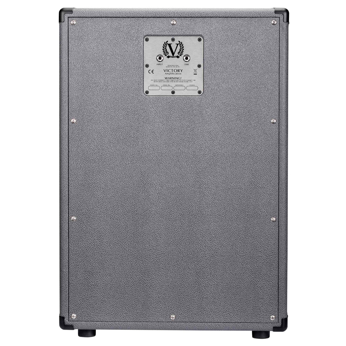 Victory Amplification V212VG Electric Guitar Amplifier Speaker Cabinet Gray Tolex