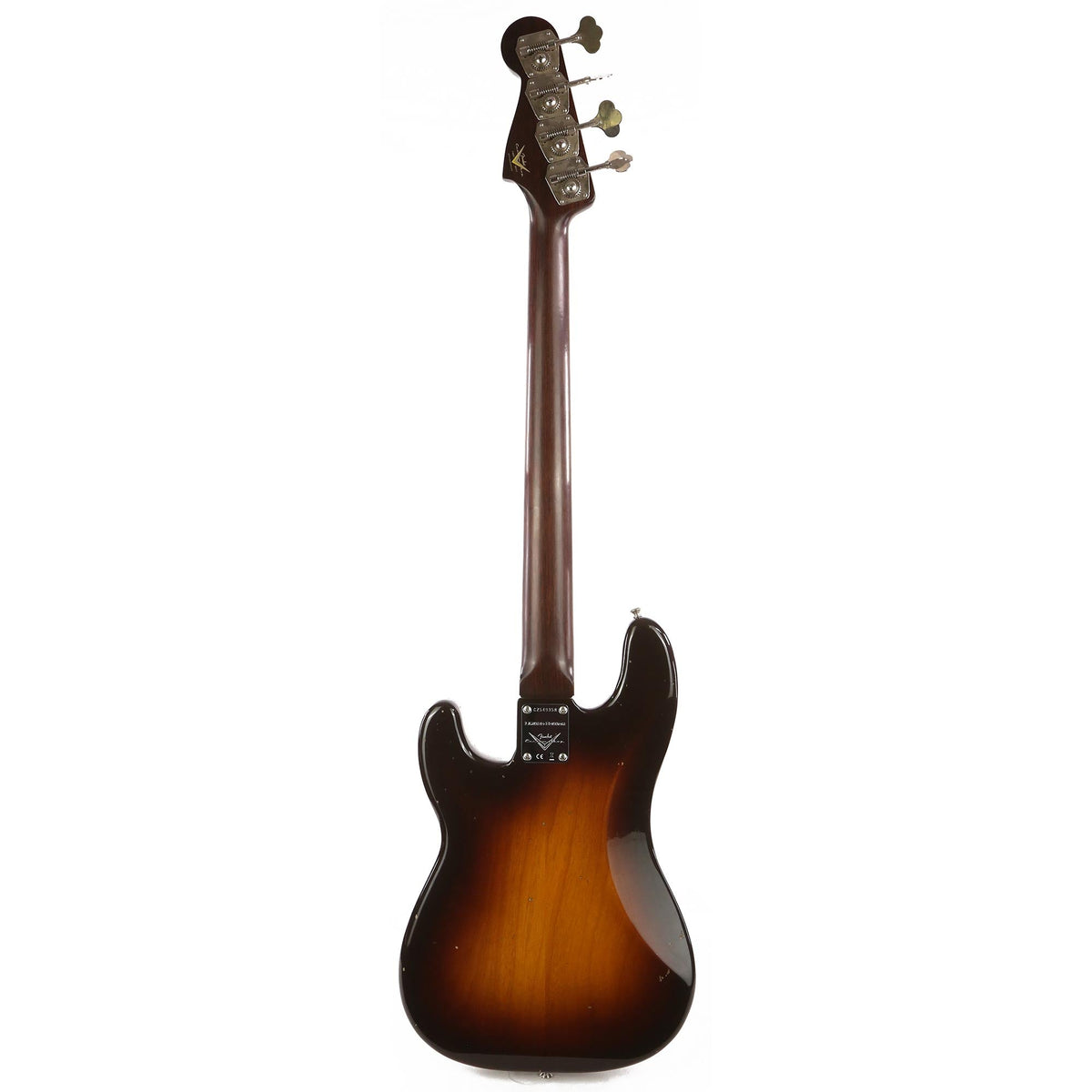 Fender Custom Shop 1957 Precision Bass Journeyman Relic Rosewood Neck Electric Bass Chocolate 2-Tone Sunburst