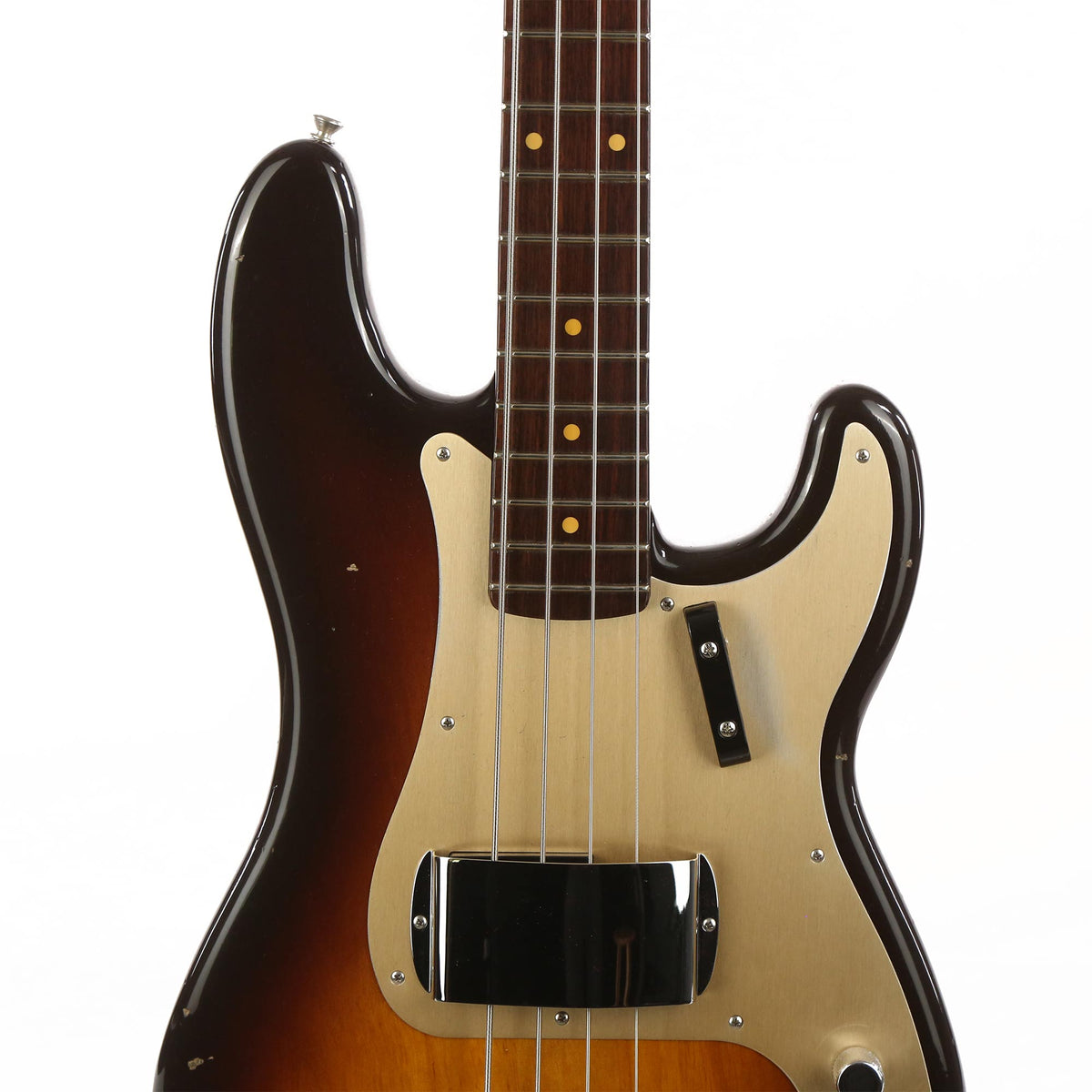 Fender Custom Shop 1957 Precision Bass Journeyman Relic Rosewood Neck Electric Bass Chocolate 2-Tone Sunburst