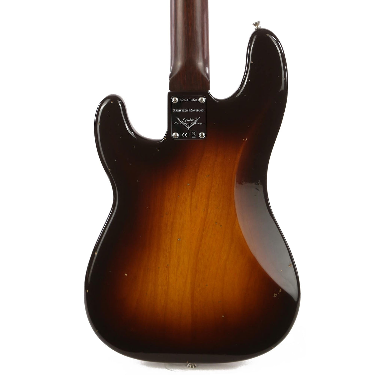 Fender Custom Shop 1957 Precision Bass Journeyman Relic Rosewood Neck Electric Bass Chocolate 2-Tone Sunburst