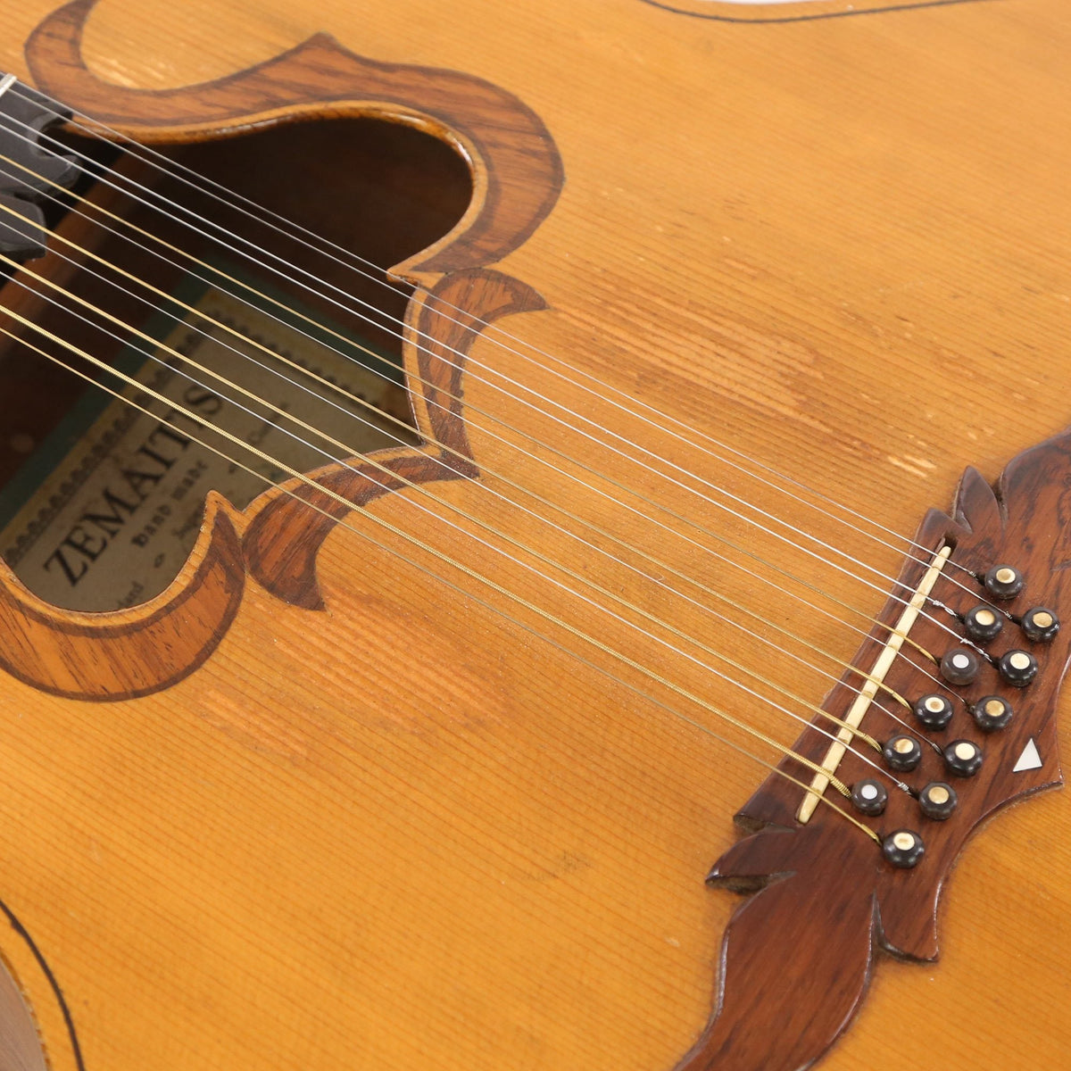 Used 1973 Zemaitis Harp 12-String Acoustic Guitar Natural