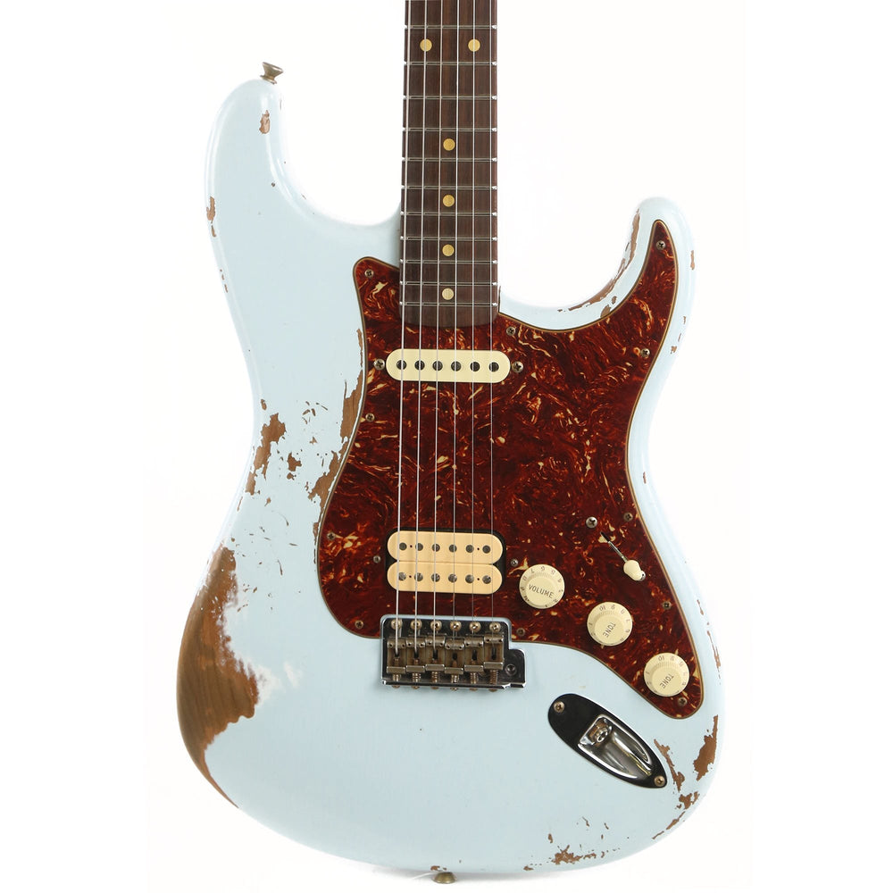 Fender Custom Shop '60s Stratocaster Heavy Relic Roasted Alder Sonic Blue
